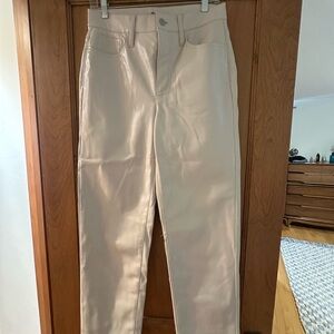 Madewell Women’s White Perfect Vintage Pants – Polyester Bridal Pants